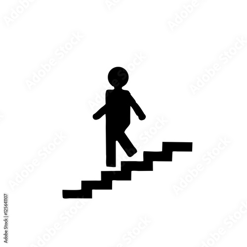 bajando escaleras