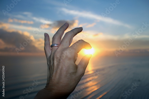 tocando el sol