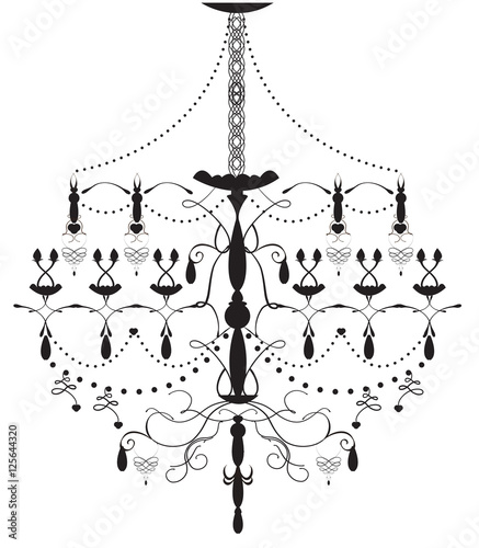 Elegance vintage chandelier