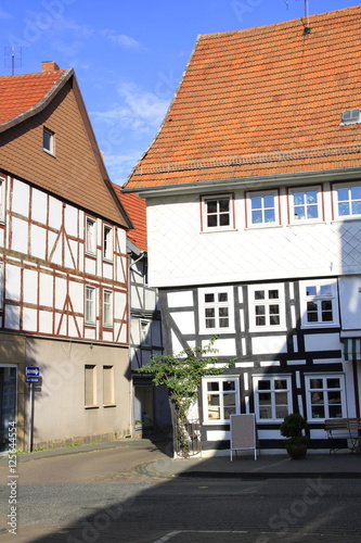 Fototapeta Naklejka Na Ścianę i Meble -  Fachwerkhäuser in Witzenhausen
