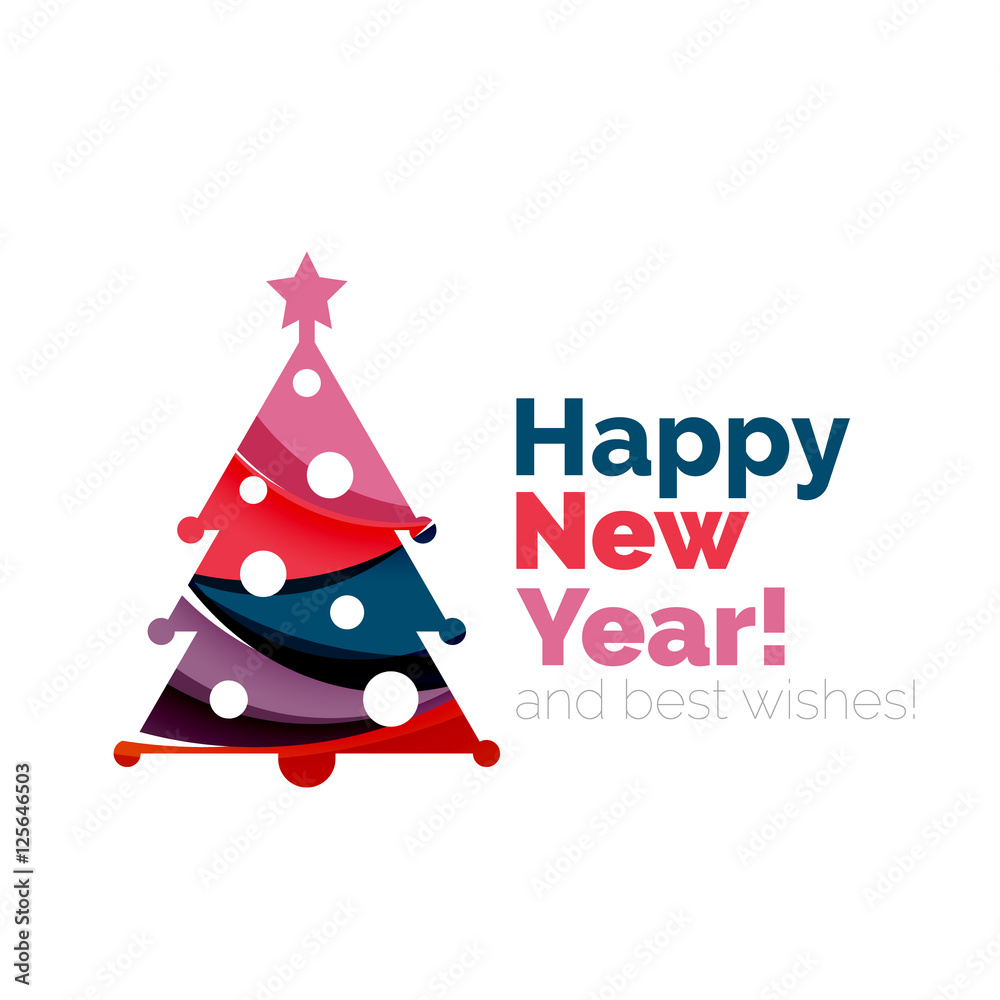 New Year and Christmas holiday elements New Year and Christmas holiday elements