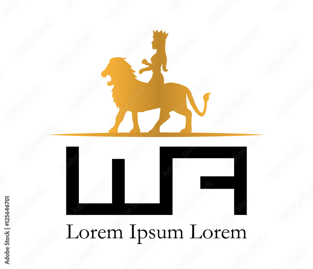 Lion and Queen Logo
