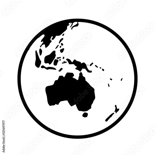 world planet earth isolated icon vector illustration design