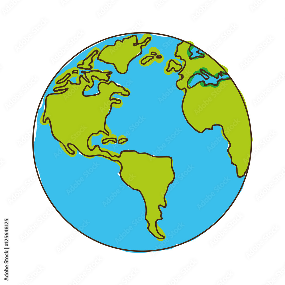 world planet earth isolated icon vector illustration design world planet earth isolated icon vector illustration design