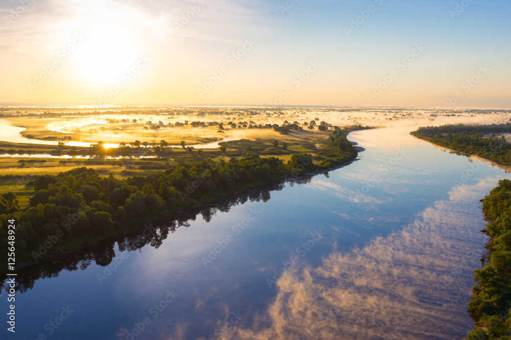 Obraz premium Belarusian river