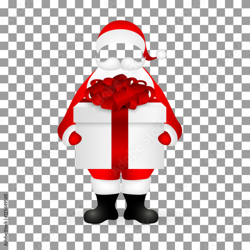 Template Santa Claus to insert a human face