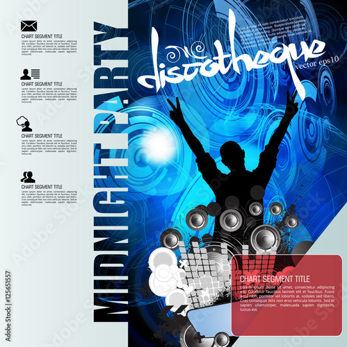 Urban party concept. Vector