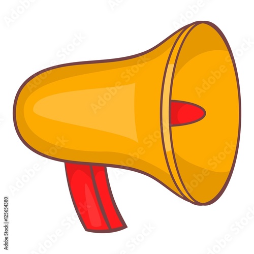 Mouthpiece icon. Cartoon illustration of mouthpiece vector icon for web