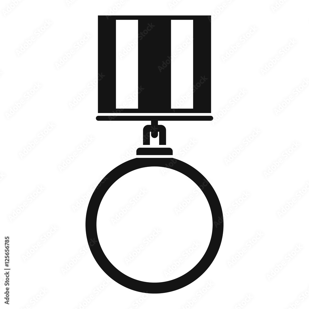Medal for services icon. Simple illustration of medal for services vector icon for web Medal for services icon. Simple illustration of medal for services vector icon for web