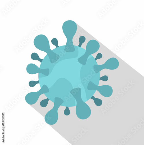 AIDS virus icon. Flat illustration of aids virus vector icon for web