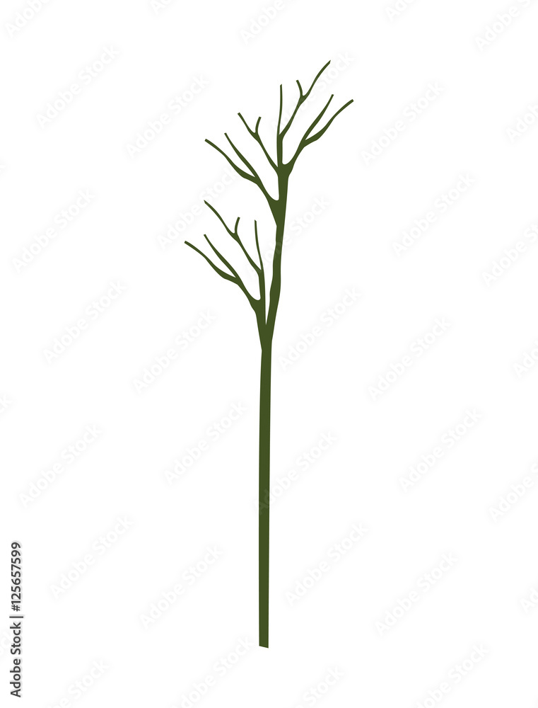 silhouette with tree branch no leafs vector illustration silhouette with tree branch no leafs vector illustration