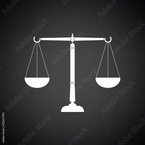 Justice scale icon