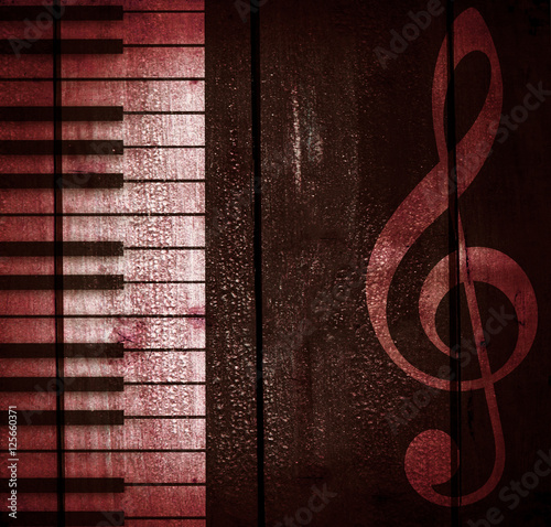 Grunge musical background
