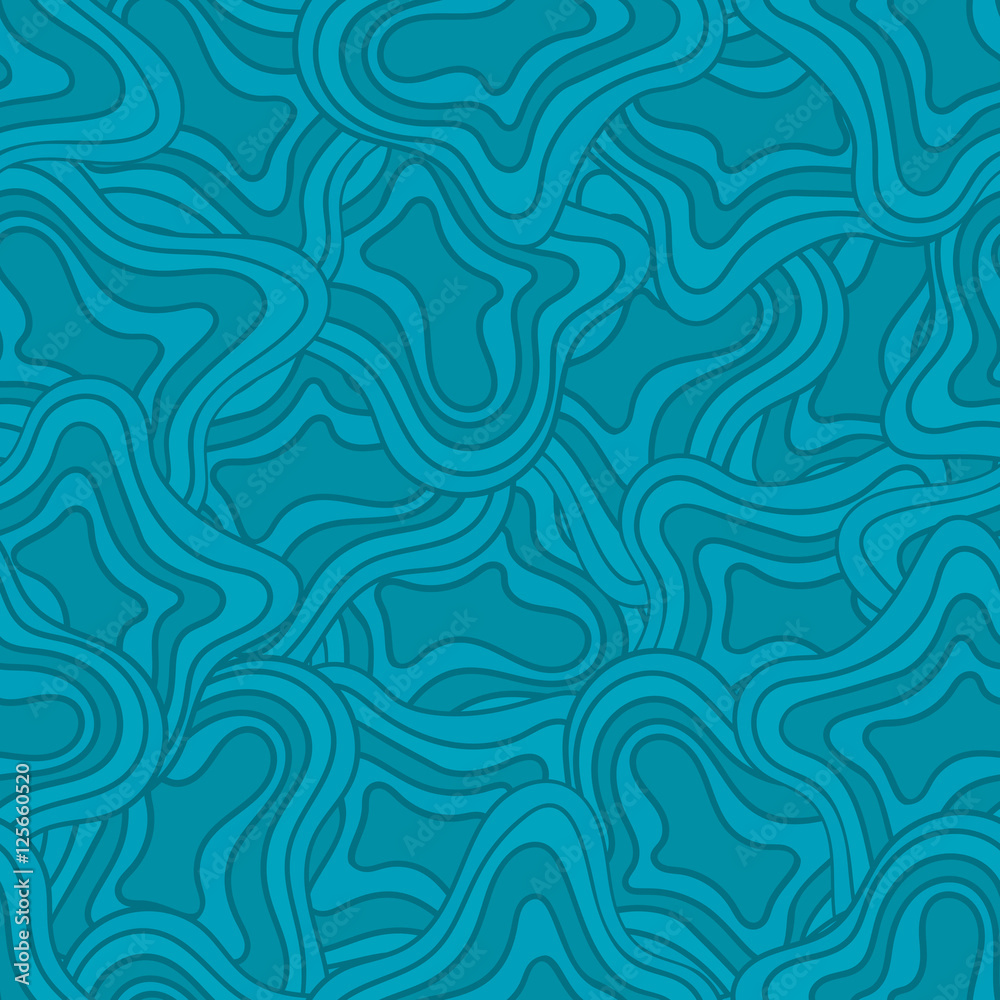 Doodled seamless vector pattern from spots. Endless vector background. Hand drawn abstract backdrop