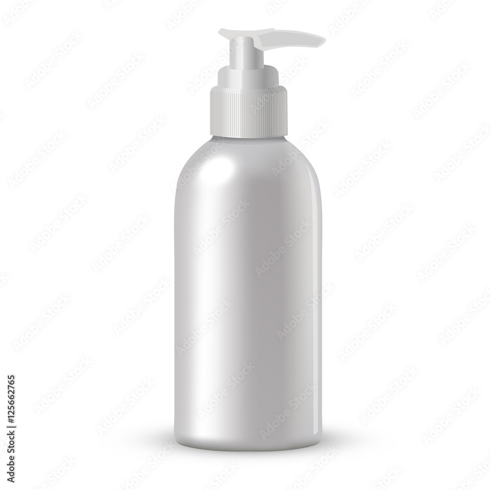 Cosmetic packaging, plastic tube. Vector.