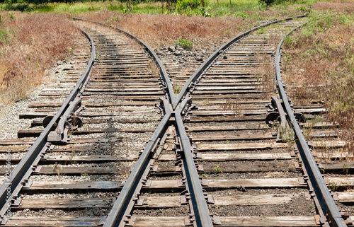 Converging Tracks 1 photo