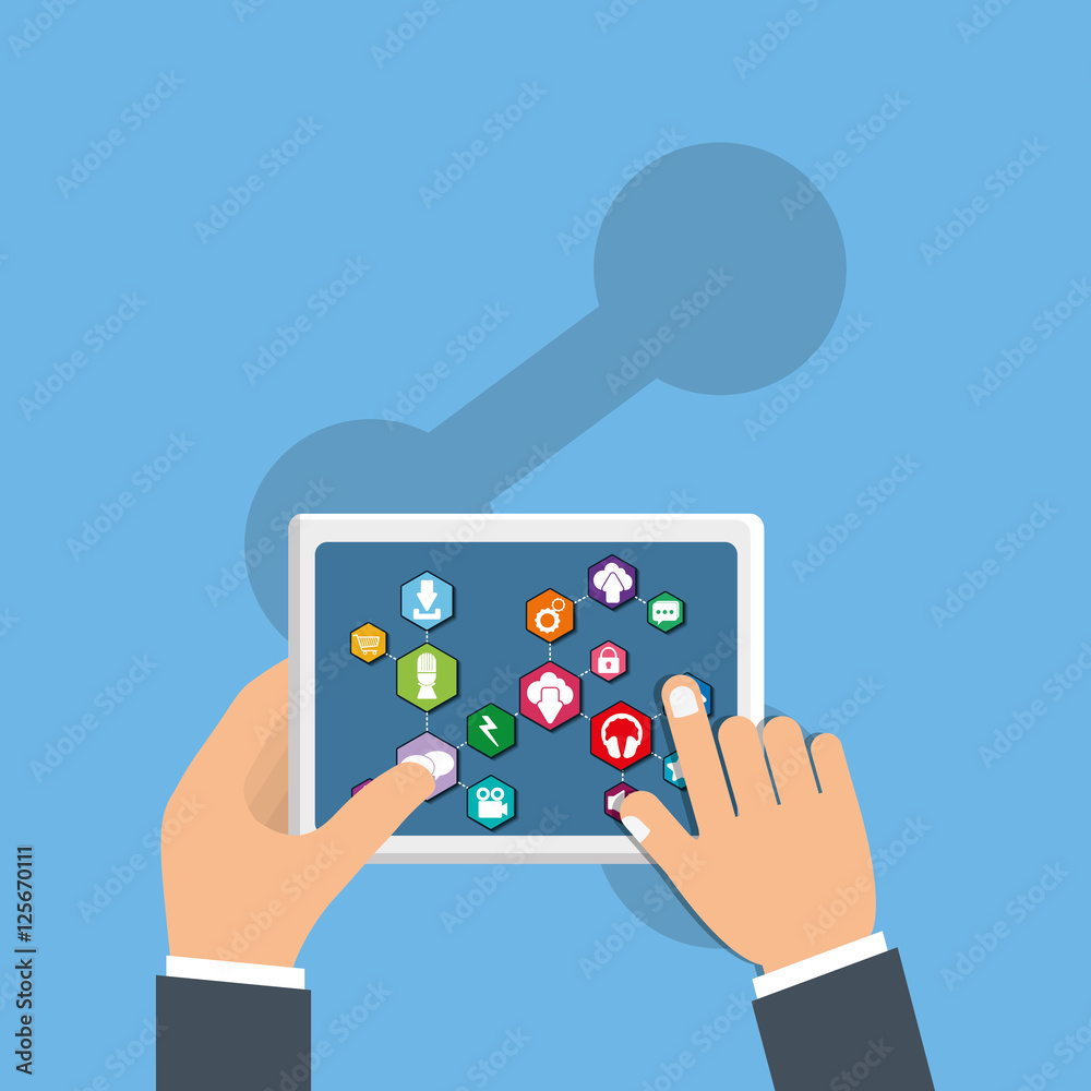Social media networking icon vector illustration graphic design Social media networking icon vector illustration graphic design