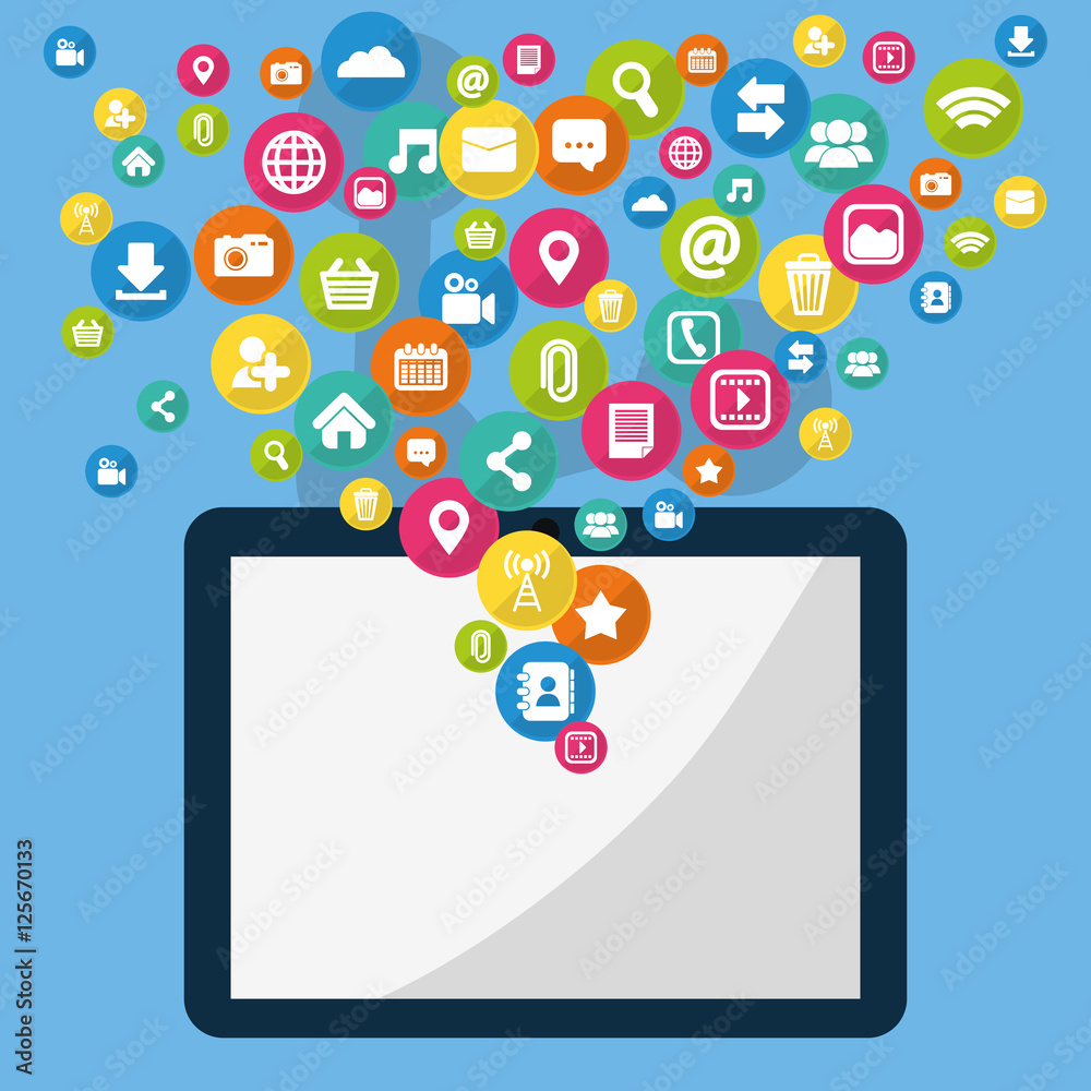 Social media networking icon vector illustration graphic design Social media networking icon vector illustration graphic design