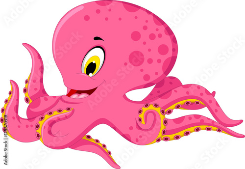 octopus cartoon for you design