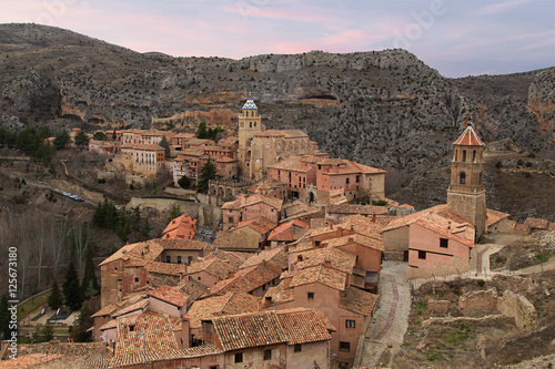 village of albarracin in teruel Spain