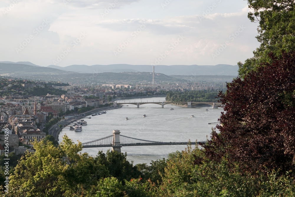 At the Danube River in Budapest