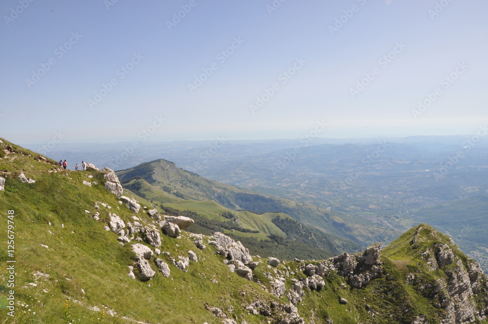 Naklejka premium Mountain Landscape Gran Sasso Italy