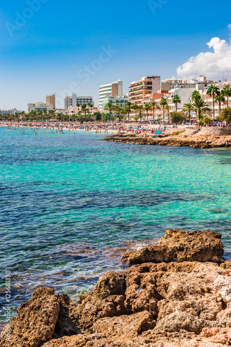 Spanien Sommer Urlaub Strand Mallorca Cala Millor