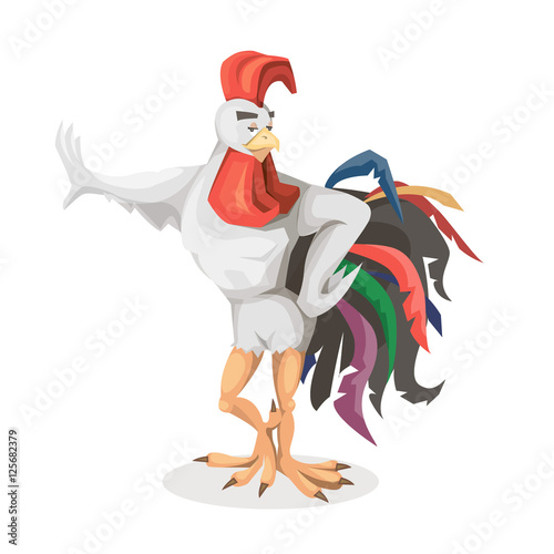 Cock the symbol of the new year