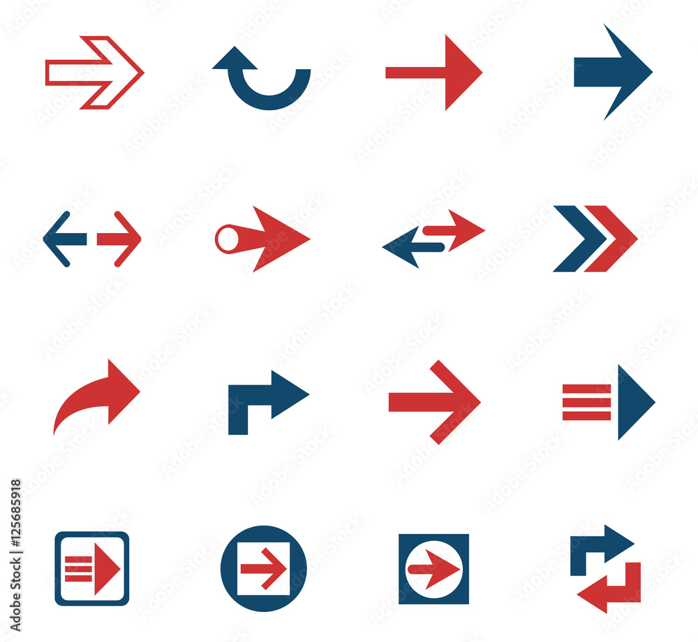 arrow icon set