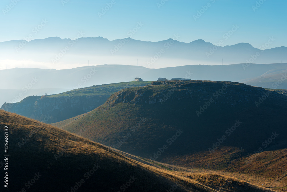 Plateau of Lessinia, Veneto, Verona, Italy and Italian Alps (Monte Baldo) Plateau of Lessinia, Veneto, Verona, Italy and Italian Alps (Monte Baldo)