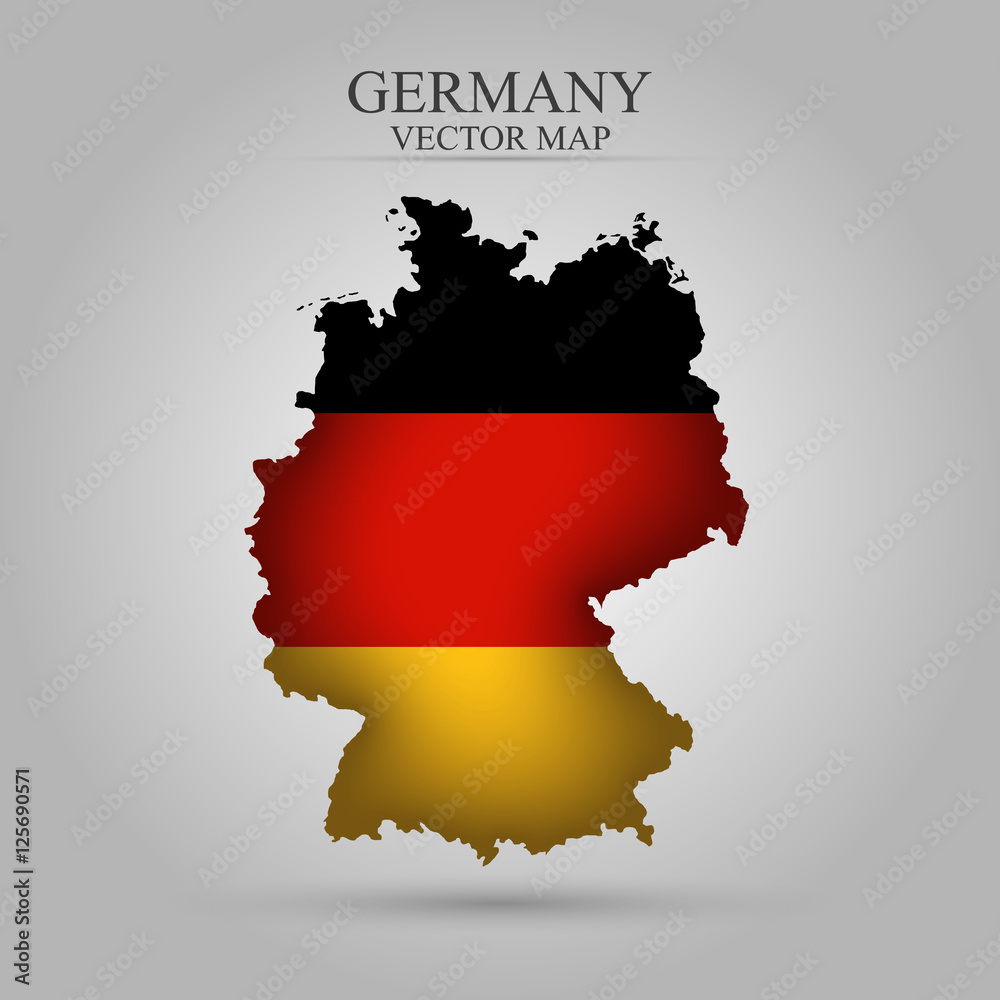 Germany vector map