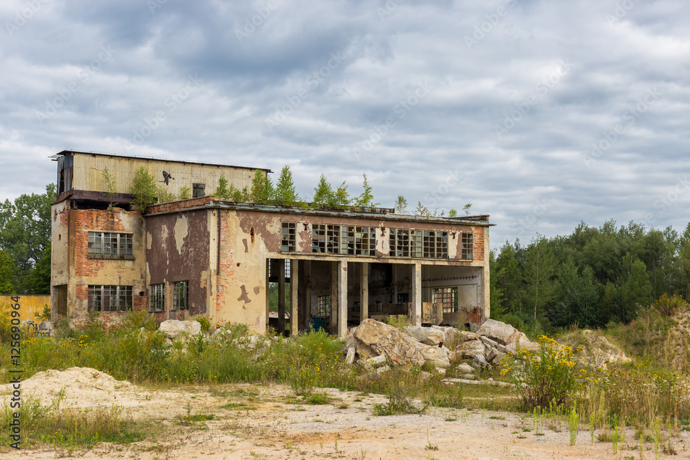 stara piaskownia, ruiny