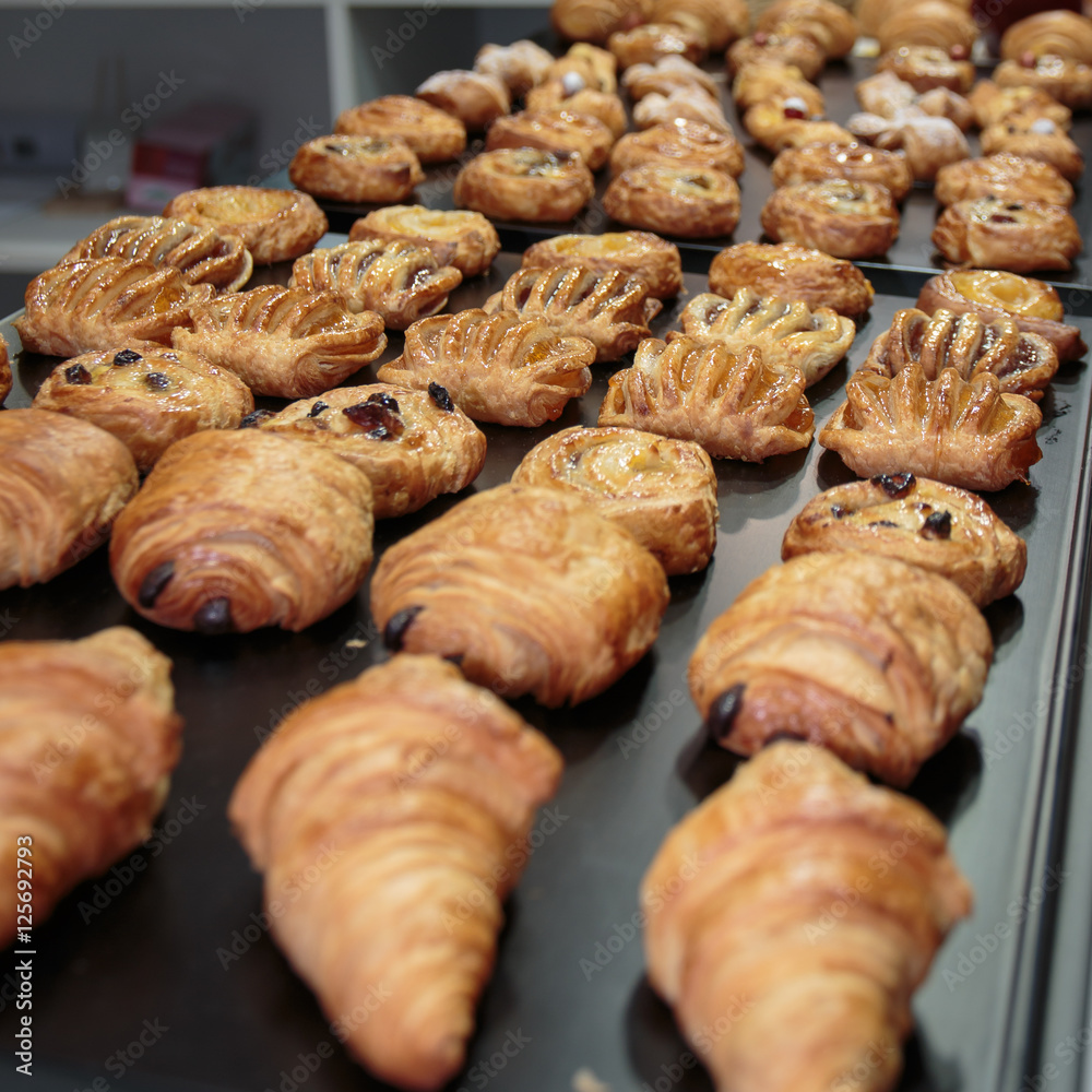 Fresh Croissants Assortment for Continental Breakfast Fresh Croissants Assortment for Continental Breakfast