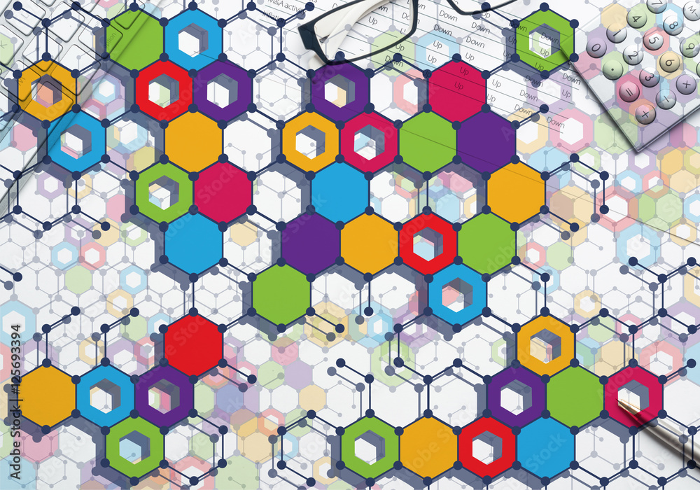 Colorful geometric backdrop Colorful geometric backdrop