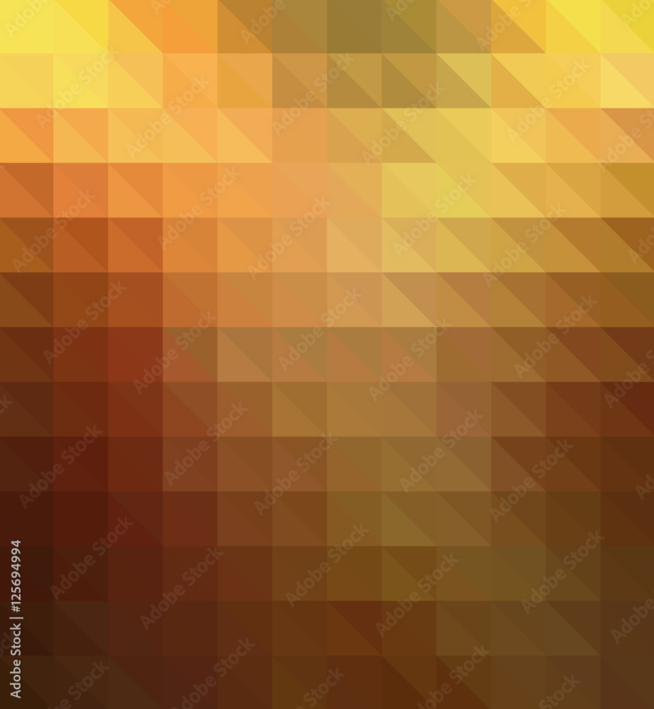 Vector abstract background of brown and yellow triangles Vector abstract background of brown and yellow triangles