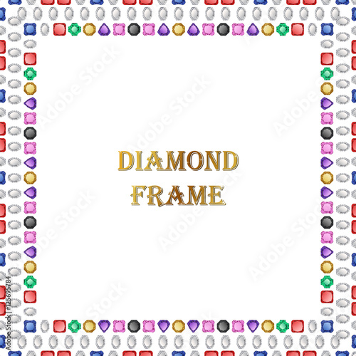 Diamonds square frame