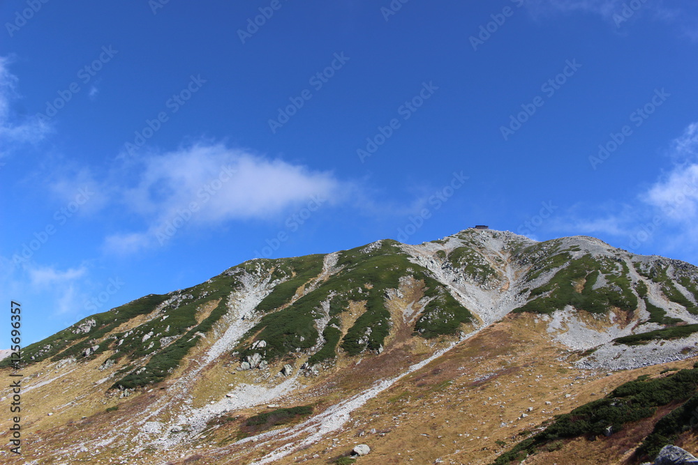立山連峰の稜線 立山連峰の稜線