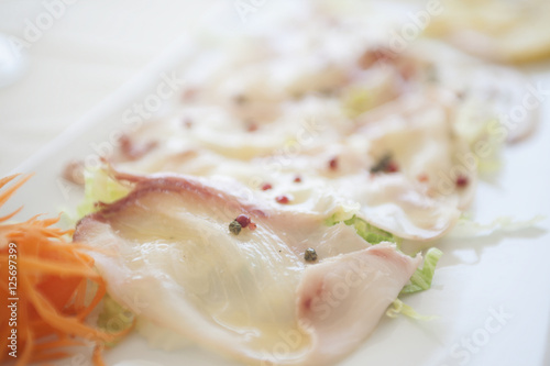 Carpaccio di Pesce spada al pepe