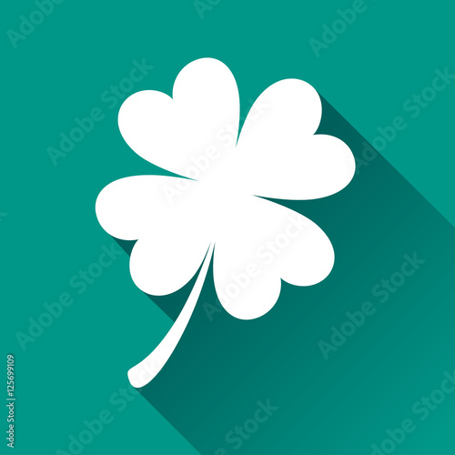 clover icon on white background