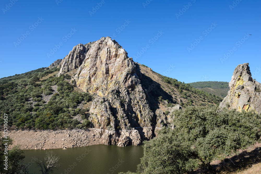 The Salto del Gitano (Gypsy Jump), National Park of Monfrague, Caceres (Spain)