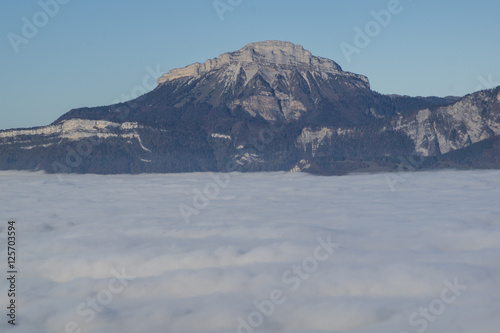 Massif de Belledonne - Mer de nuages.