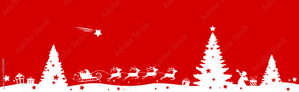 Christmas Reindeers with Sleigh Christmas Reindeers with Sleigh