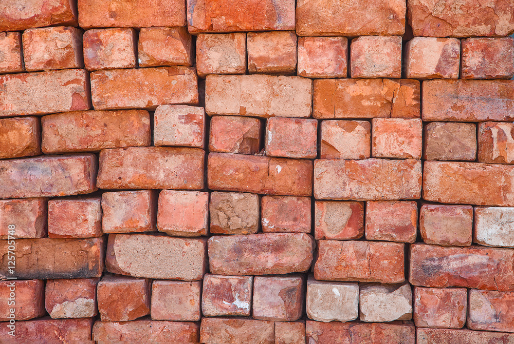 wall texture of old red brick wall texture of old red brick