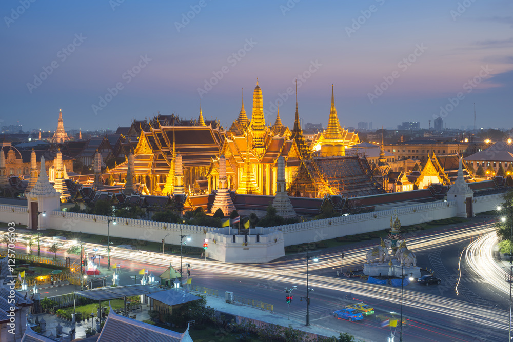 Temple of the Emerald Buddha; full official name Wat Phra Si Rattana Satsadaram