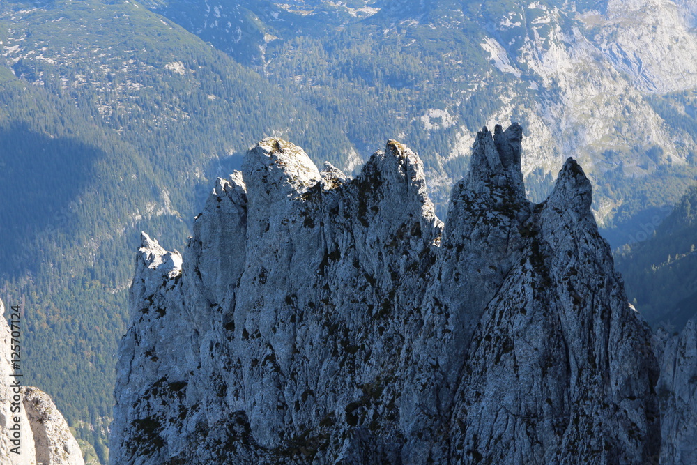 Rock structure on Grosser Donnerkogel, Austria 