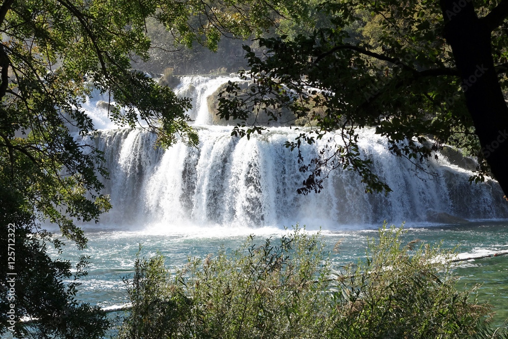 Fototapeta premium Wodospady Krka w Chorwacji