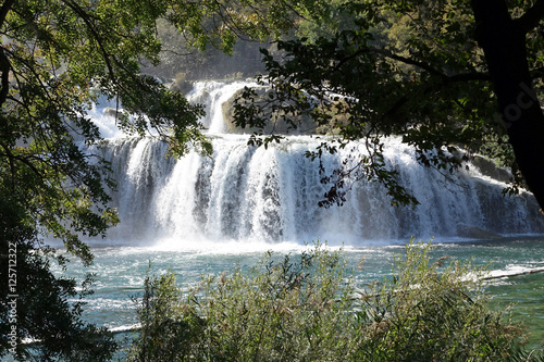 The Krka waterfalls in Croatia