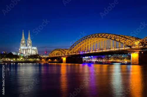 Cologne  Germany. Image of Cologne with Cologne Cathedral