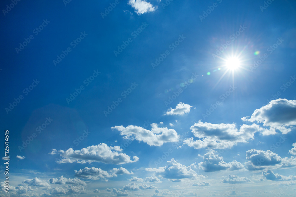 white fluffy clouds in the blue sky white fluffy clouds in the blue sky
