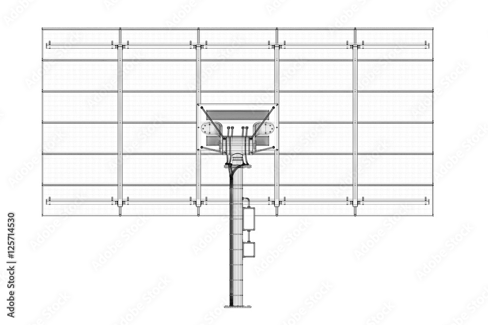 Fototapeta premium solar panels technology